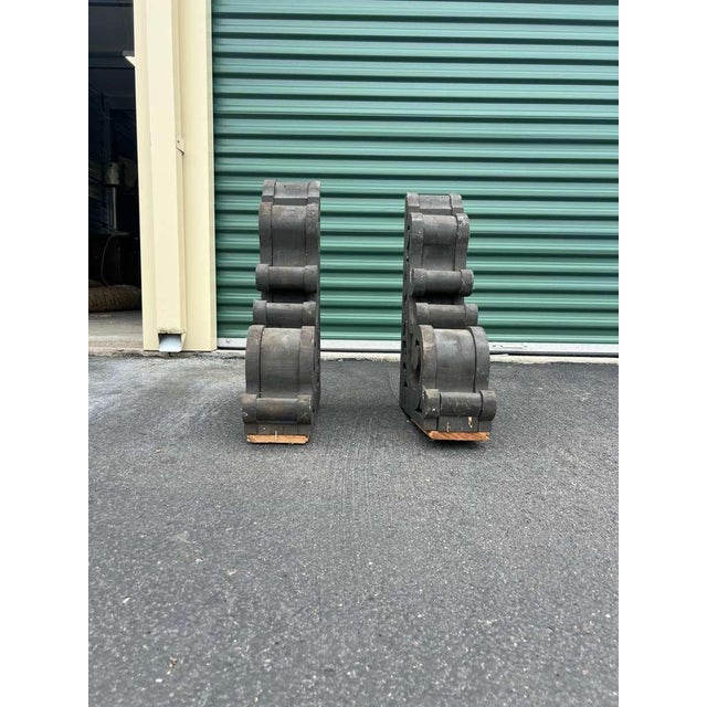 2000 - 2009 Pair of Cast Iron Decorative Shelf Brackets For Sale - Image 5 of 5