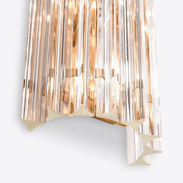 Small Clear Amaro Wall Light from Pure White Lines For Sale - Image 6 of 9