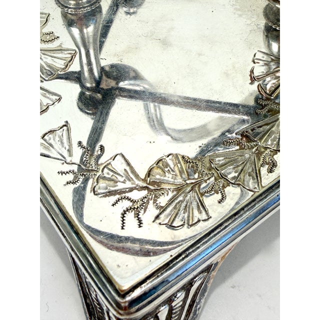 Early 20th Century Silver and Crystal Condiment or Cruet Set - 7 pcs For Sale - Image 15 of 15