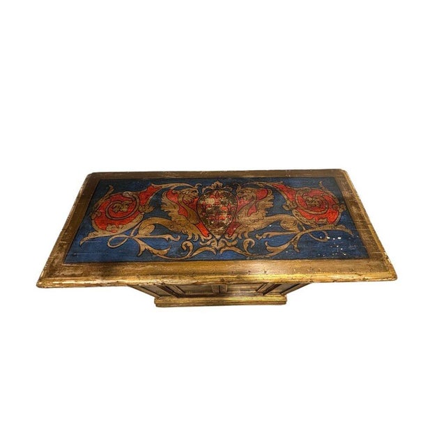 Florentine Hand Painted Cabinet With Classical Figural Depictions, C. Mid 1800s For Sale - Image 4 of 12