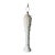 1980's Vintage Palm Beach-Style Sculptural Palm Leaf Plaster Floor Lamp For Sale