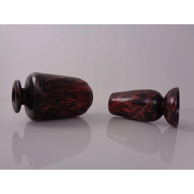 German Studio Ceramic Vases by Otto Keramik, 1960s, Set of 2 For Sale - Image 10 of 18