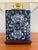 Blue Ralph Lauren Blue & White Chinoiserie Porcelain Table Lamps, Pair – Peony Motif, Wood Bases & Classic Designer Elegance For Sale - Image 8 of 13