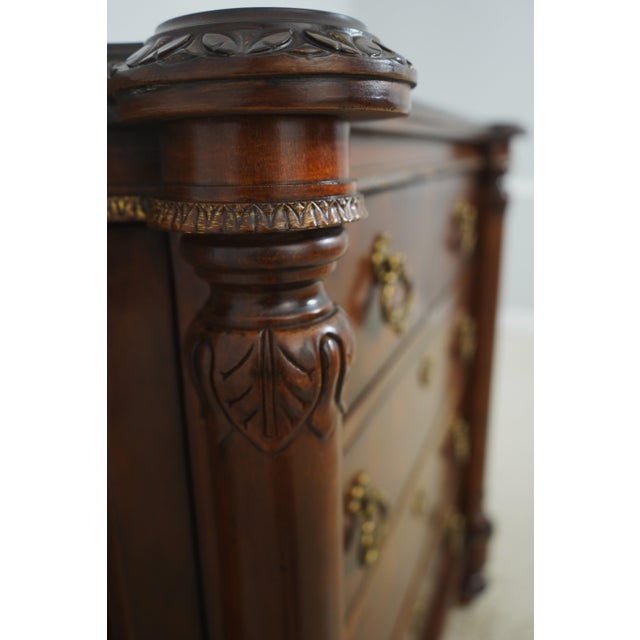 Century Large Mahogany Gentleman’s Dresser Chest For Sale - Image 13 of 18