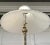 Antique European Capodimonte Floor Lamp With Gold Details and Custom Shade For Sale - Image 11 of 13