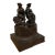 1960s Beautiful Metal Neoclassical Book Ends For Sale