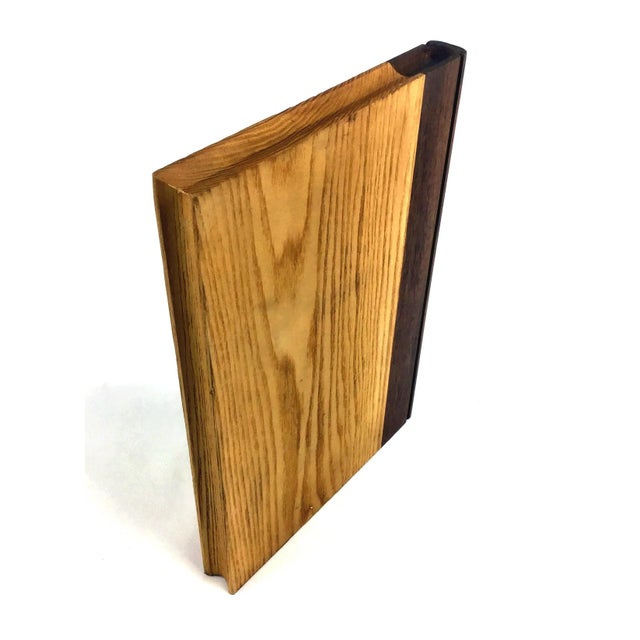 Solid Wood Book Art Carving For Sale In Portland, ME - Image 6 of 9