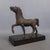 Vintage Cast Iron Horse Sculpture on Wooden Base, 1950s For Sale - Image 16 of 16