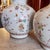 Ceramic Pair of Chinese Export Double Gourd Porcelain Vases in the Hundred Antiques Pattern For Sale - Image 7 of 12