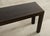Coffee Brass Inlay Parsons Console Table by John Richardson For Sale - Image 8 of 18