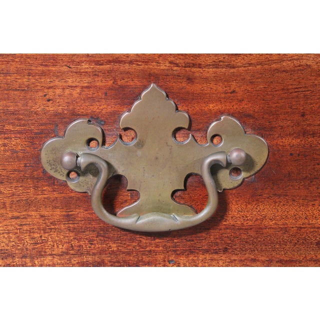 George III Mahogany Slant Top Desk For Sale - Image 9 of 12