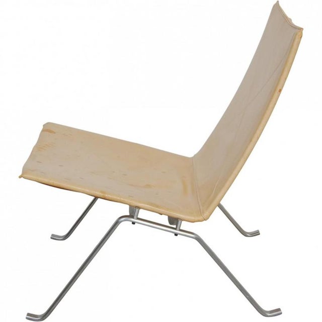 PK22 Chair in Leather by by Poul Kjærholm, 2006 For Sale - Image 9 of 13