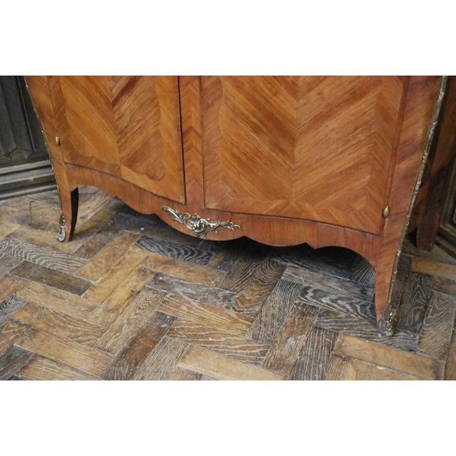 Antique French Serpentine Side Cabinet, 1910s For Sale - Image 6 of 8