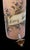 Victorian Glass Antique Barber Bottle Hand Painted Flowers For Sale - Image 12 of 16
