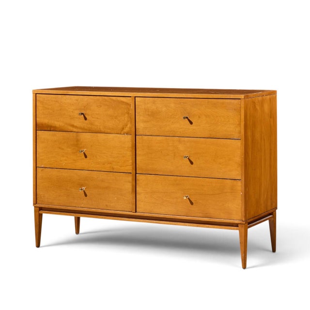 Mid-Century Modern Paul McCobb for Planner Group Mid Century 6 Drawer Lowboy Dresser For Sale - Image 3 of 8