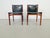 Black Vintage Rosewood Chairs by Tito Agnoli for La Linéa, Italy, 1960, Set of 2 For Sale - Image 8 of 10