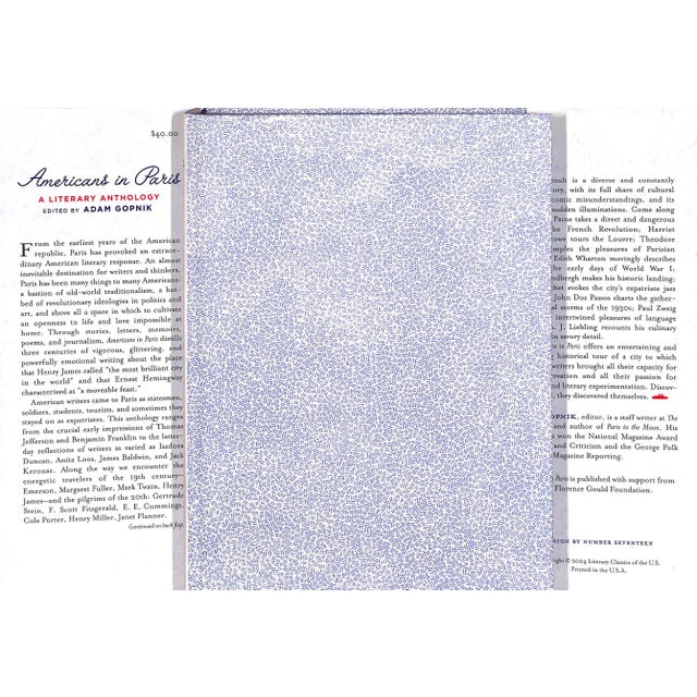 "Americans in Paris: A Literary Anthology" 2004 Gopnik, Adam For Sale - Image 4 of 4