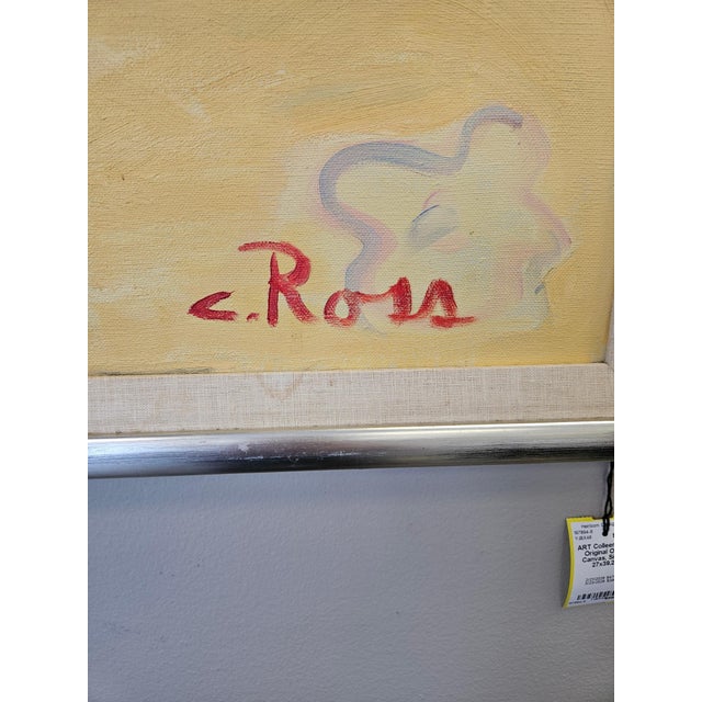 Original oil on canvas by Colleen Ross, framed and signed. Collen Ross is an American artist known for her vibrant,...