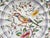 Vintage Outeiro Águeda Portuguese Hand-Painted Bird of Paradise Scalloped Bowl – French Country, Folk Art For Sale - Image 9 of 13