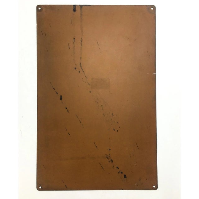 Vintage Metal Wall Art Advertisement For Sale In Portland, ME - Image 6 of 6