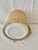 Mid-Century Modern Vintage Hollywood Regency Gold Tone French Drape Filigree Wastebasket Ormolu Pierced Metal For Sale - Image 3 of 15