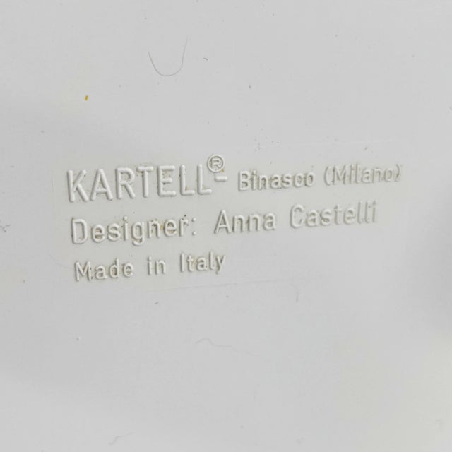 Plastic Large Round Componibili Storage Unit by Anna Castelli for Kartell, 1970s For Sale - Image 7 of 11