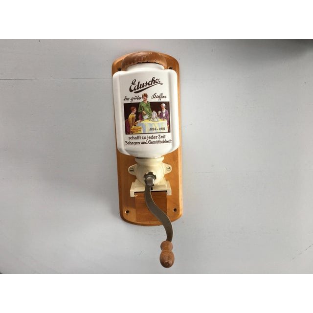 Metal Eduscho Wall Coffee Grinder, 1990s For Sale - Image 7 of 16