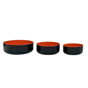 Mid 20th Century Chinese Lacquerware Bowls - Set of 3