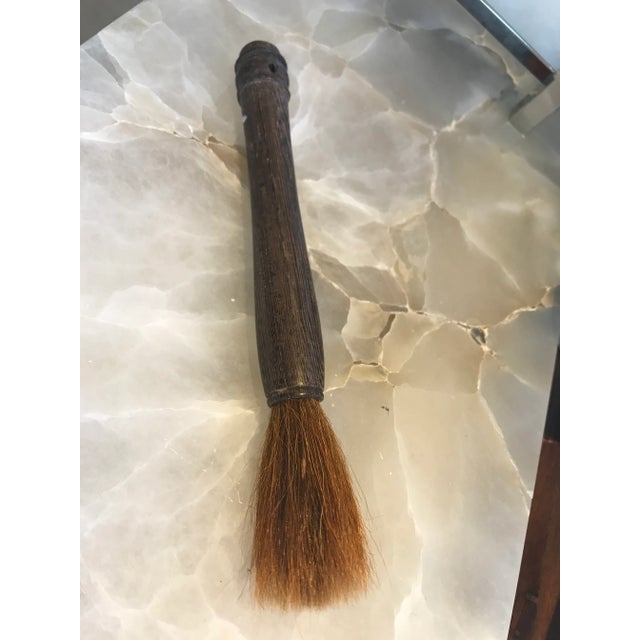 Asianloft wood calligraphy brush. Asian characters carved into wood handle with soft bristle brush head. Perfect Asian...