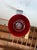 Red Acrylic Dome Pendant Light With Inner Diffuser Mid-Century Modern 1970s For Sale - Image 4 of 8