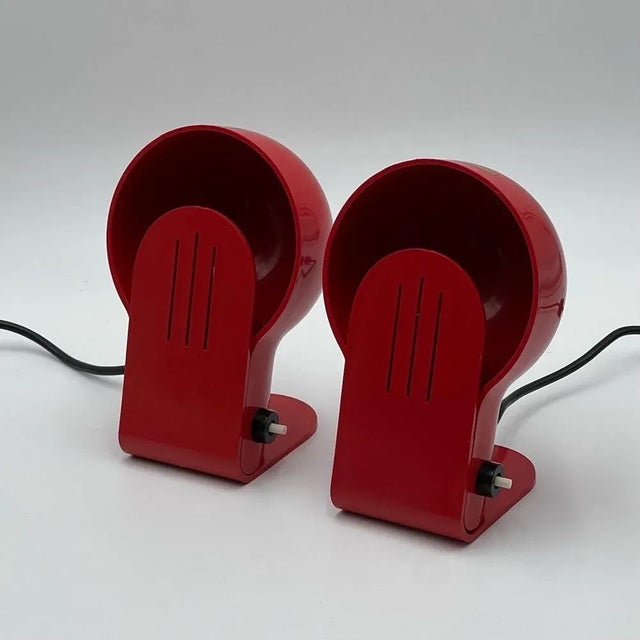 Panda Table Lamps by Ambrogio Pozzi for Harveiluce, 1970s, Set of 2 For Sale - Image 11 of 11