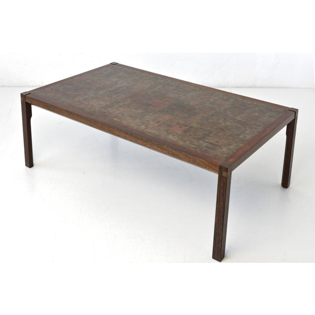 Wenge Side Table by Gorm Lindum Christensen & Rolf Middelboe for Tranekær, Denmark, 1970s For Sale - Image 12 of 17