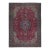 1970s Vintage Persian Handmade Wool 9x13 Red Area Rug For Sale