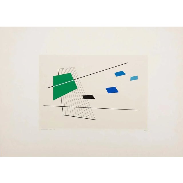 Luigi Veronesi, Abstract Composition, 1976, Silkscreen For Sale - Image 8 of 8