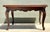 Wood Vintage Herringbone Extendable Dining Table For Sale - Image 7 of 18