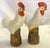 American Vintage Chinese Porcelain Roosters With Incised Makers Mark- a Pair For Sale - Image 3 of 12