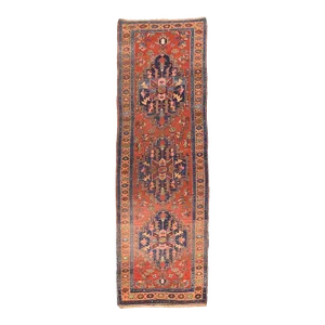Antique Heriz Runner 3'6'' x 11'