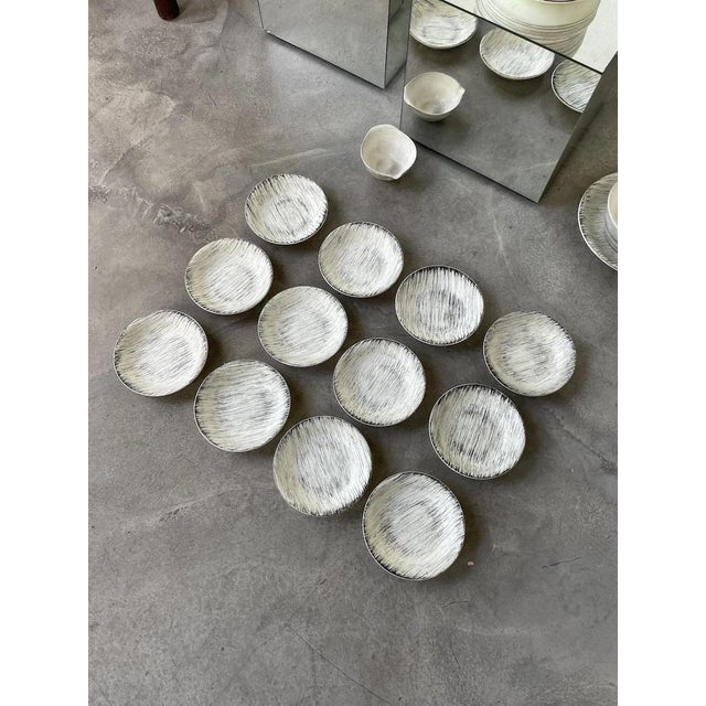 Plates and Dishes Bazas De Salins, 1960, Set of 34 For Sale - Image 16 of 18