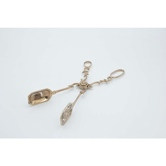 Silver Salad, Bread or Sauces Tongs For Sale - Image 5 of 5