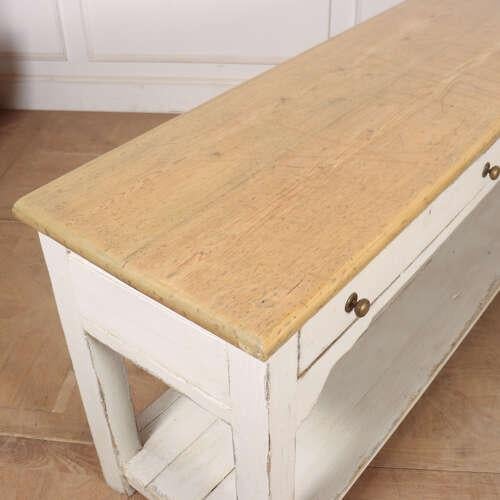 English Painted Pine Dresser Base For Sale - Image 11 of 14