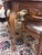 Vintage Drexel Cabernet Classics Pecan Dining Table and Six Cane-Back Chairs For Sale In Houston - Image 6 of 12