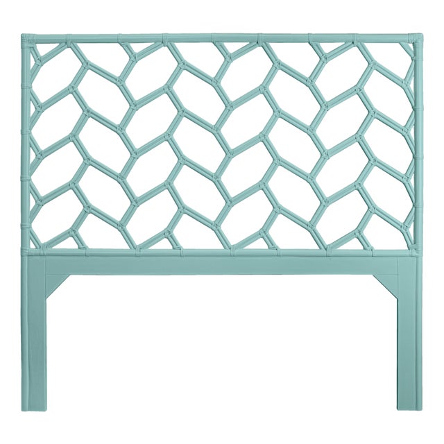 Silas Headboard Queen - Turquoise For Sale