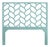 Silas Headboard Queen - Turquoise For Sale