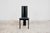 Postmodern Postmodern Dining Chairs in Lacquered Wood and Black Faux Leather, 1980s, Set of 4 For Sale - Image 3 of 16