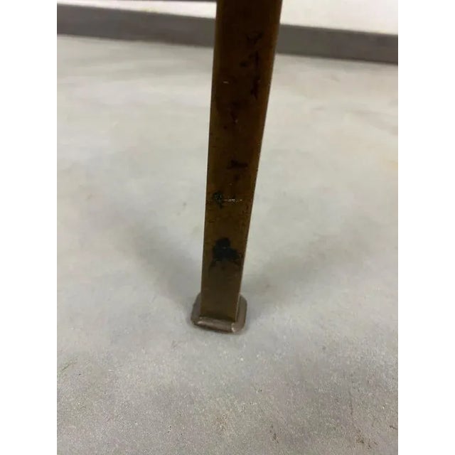 Jugendstil Brass Chair, 1890s For Sale - Image 4 of 9