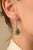 Metal Statement Diamond Natural Emerald Dangle Drop Earrings 14k Solid Yellow Gold- 2 Pieces For Sale - Image 7 of 11