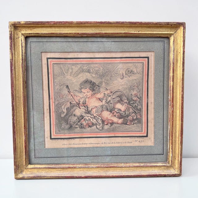 Gilles Demarteau, 18th Century, Engravings, Set of 2 For Sale - Image 5 of 7