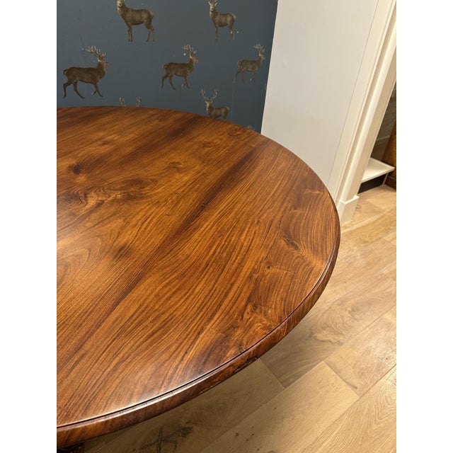 Large English Round Table For Sale - Image 9 of 14