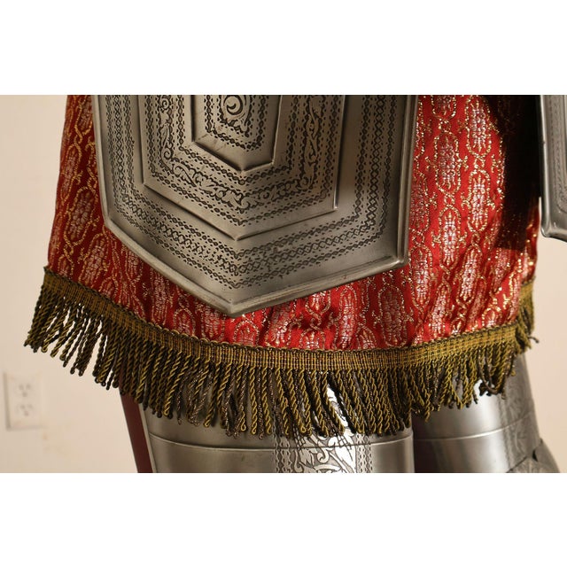 Marto Toledo Spanish Engraved Full Suit of Armor with Sword For Sale - Image 13 of 18