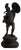 Late 19th Century Roman Warrior Soldier Sculpture Statue with Shield by Ansonia For Sale